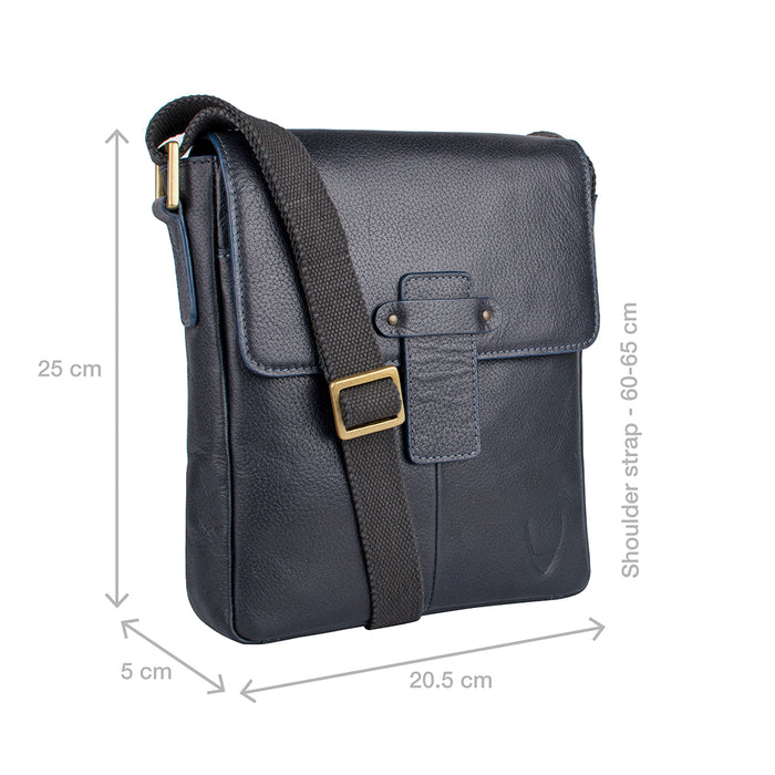 Bowfell 01 Blue Leather  Crossbody