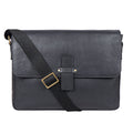 Bowfell 03 Blue Leather  Messenger Bag