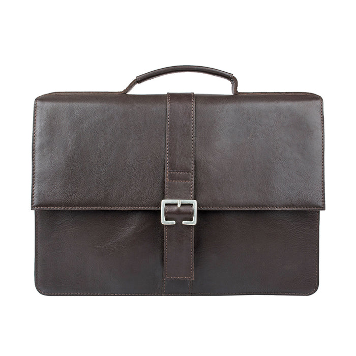 Brad Brown Leather  Briefcase