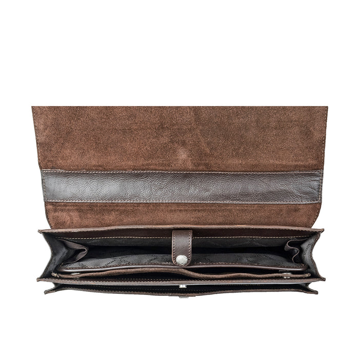 Brad Brown Leather  Briefcase