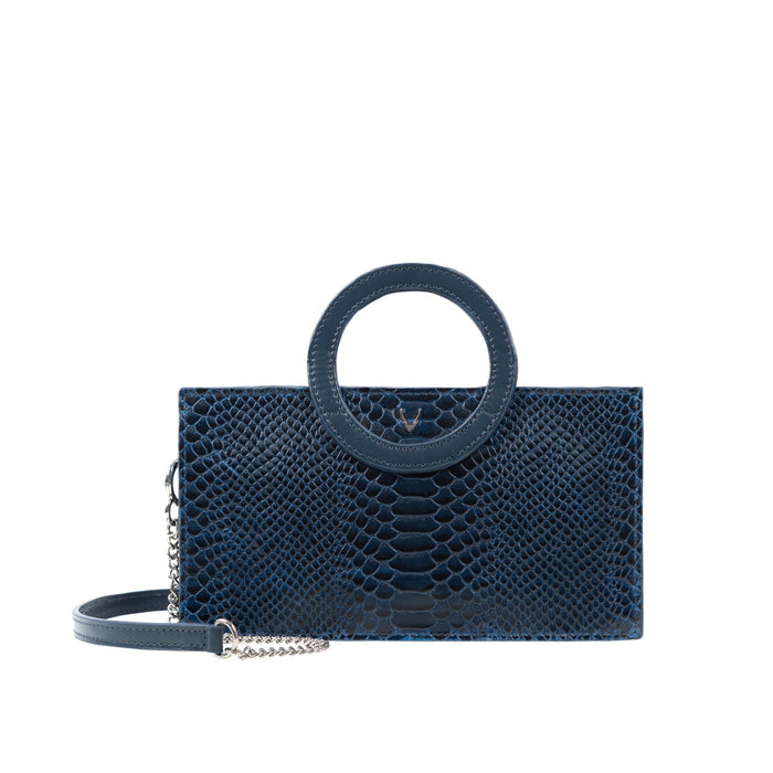Brazilia 01 Blue Leather Sling Bag