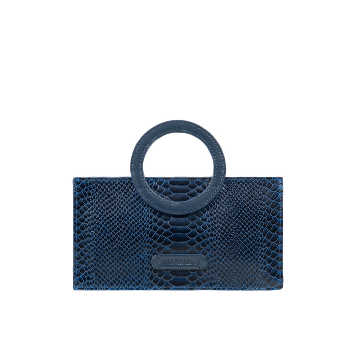 Brazilia 01 Blue Leather Sling Bag