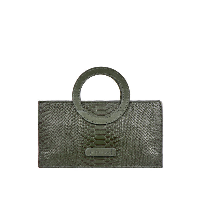 Brazilia 01 Green Leather Sling Bag