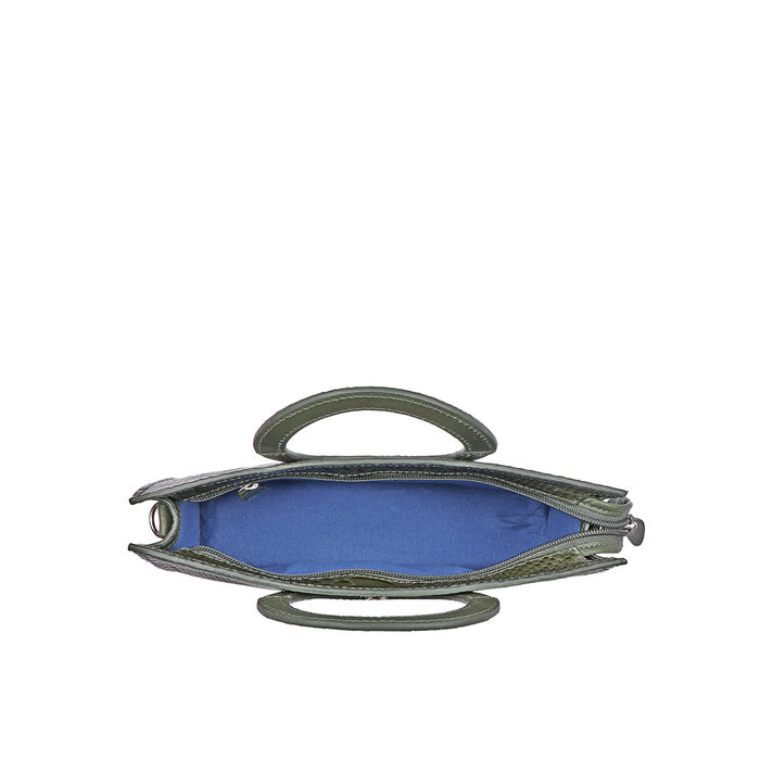 Brazilia 01 Green Leather Sling Bag