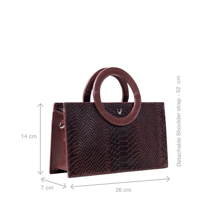 Brazilia 01 Marsala Leather Sling Bag