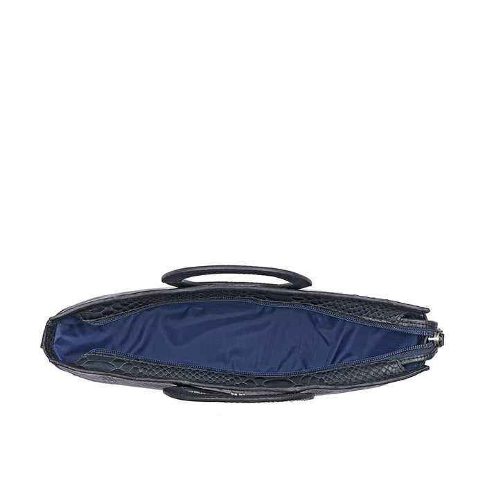 Brazilia 02 Blue Leather Crossbody