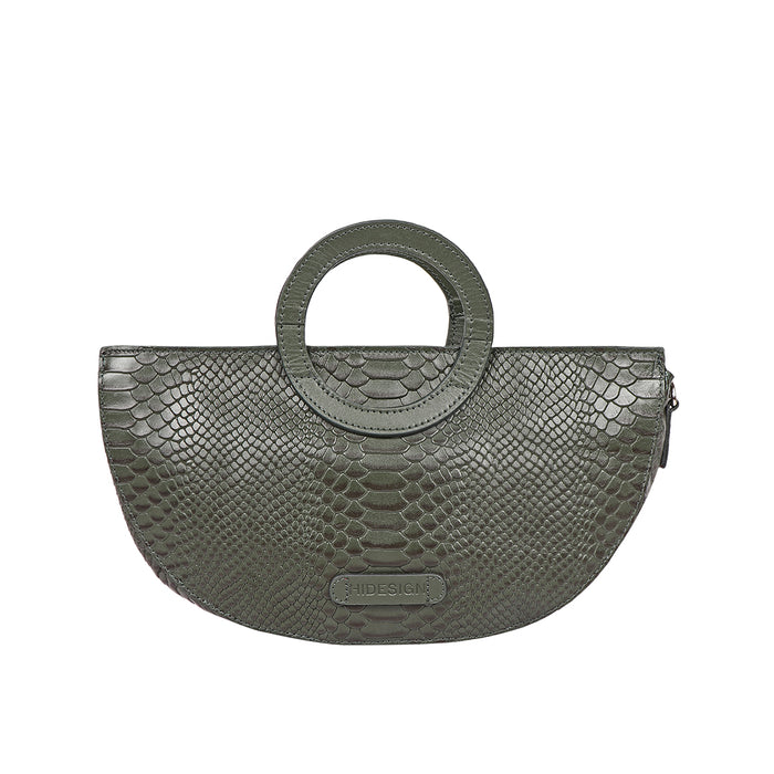 Brazilia 02 Green Leather Crossbody