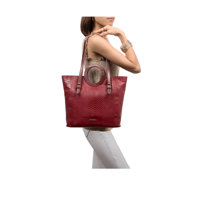 Brazilia 03 Marsala Leather Tote Bag