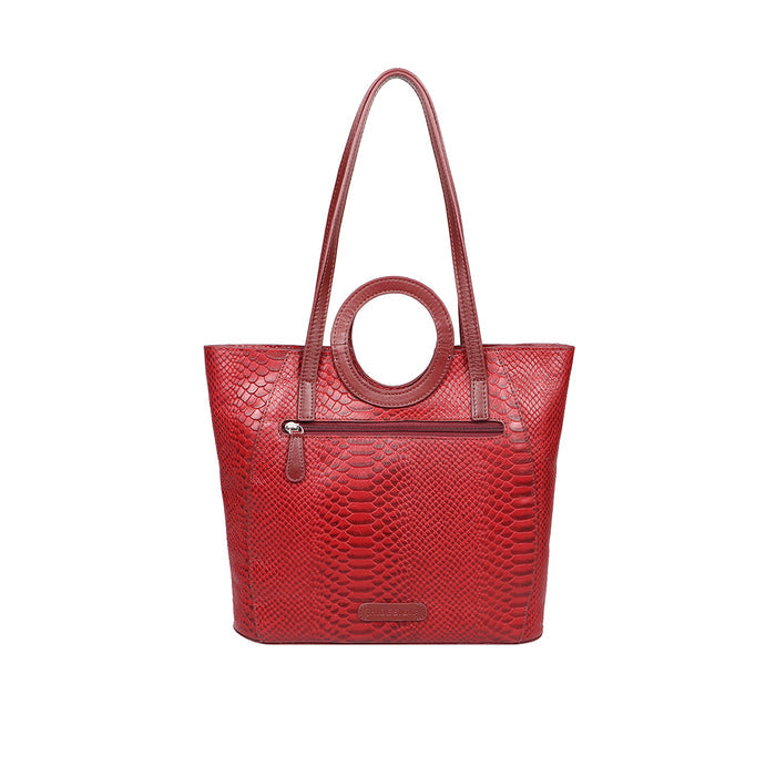 Brazilia 03 Marsala Leather Tote Bag