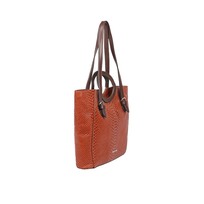 Brazilia 03 Tan Leather Tote Bag