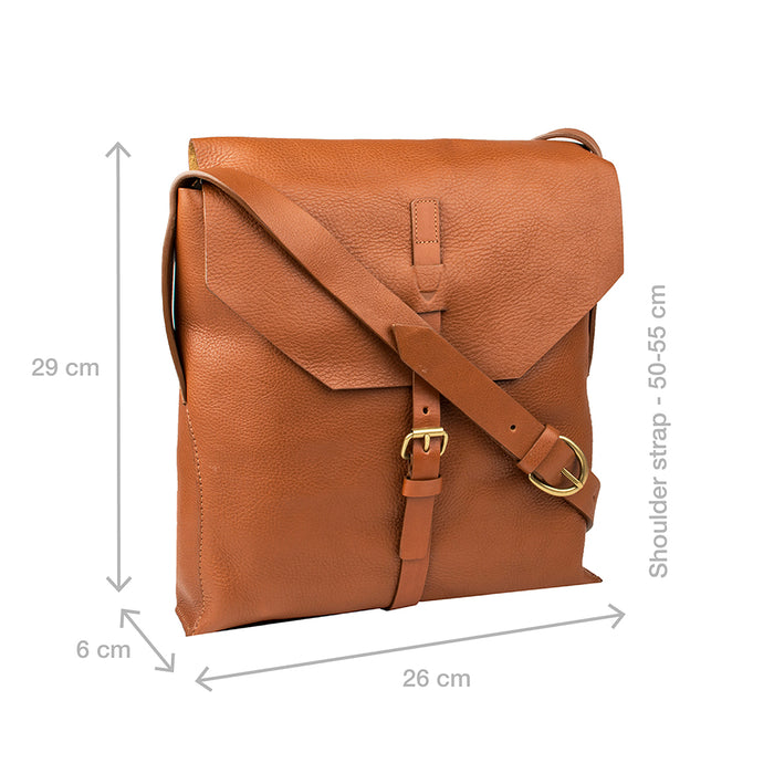 Bridges 02 Brown Leather  Crossbody
