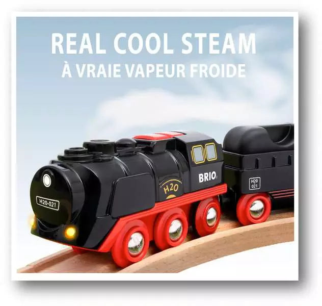BRIO - B/O Steaming Train 3 Pieces