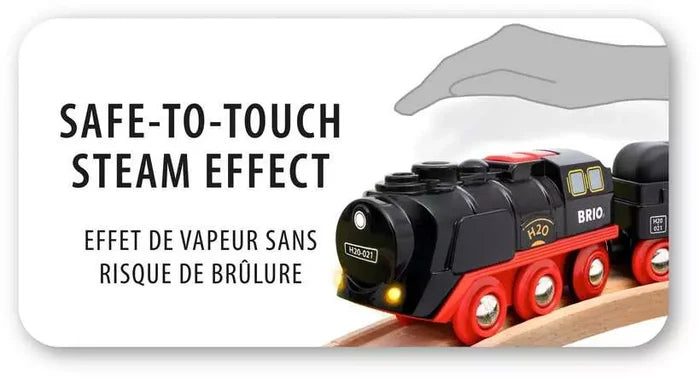 BRIO - B/O Steaming Train 3 Pieces