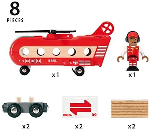 BRIO - Cargo Transport Helicopter 8 pieces