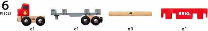 BRIO - Lumber Truck 6 pieces