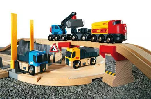 Brio - Rail & Road Loading Set 32 pieces