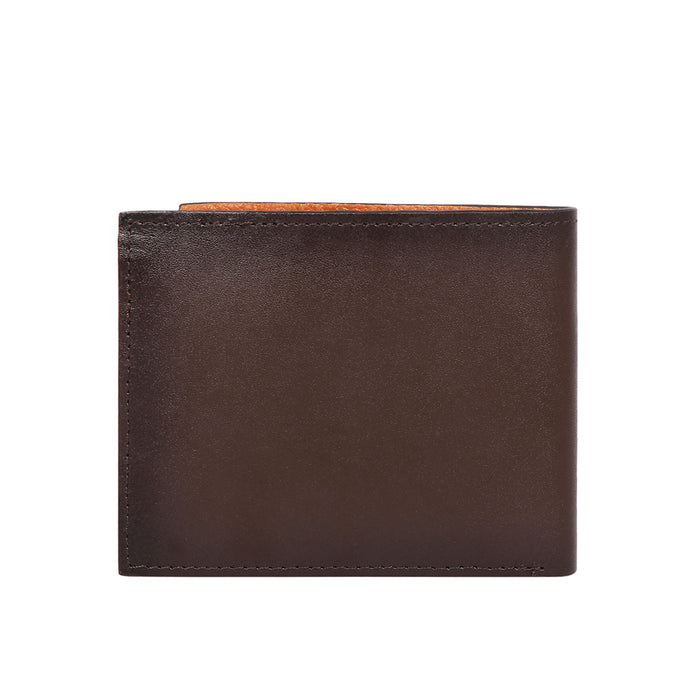 Burbank W1 Brown Leather Bi-Fold Wallet
