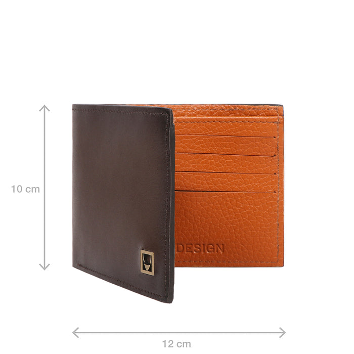 Burbank W1 Brown Leather Bi-Fold Wallet