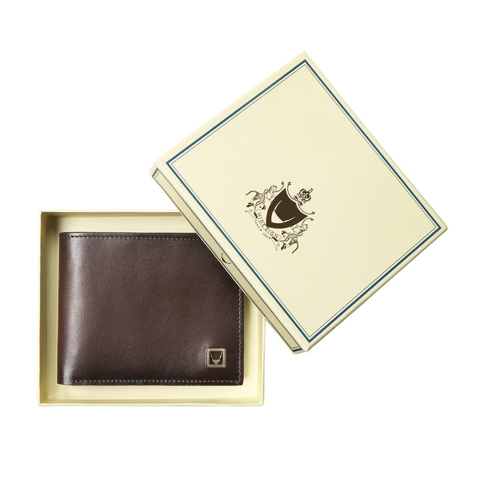 Burbank W1 Brown Leather Bi-Fold Wallet