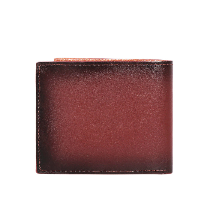 Burbank W1 Marsala Leather Bi-Fold Wallet