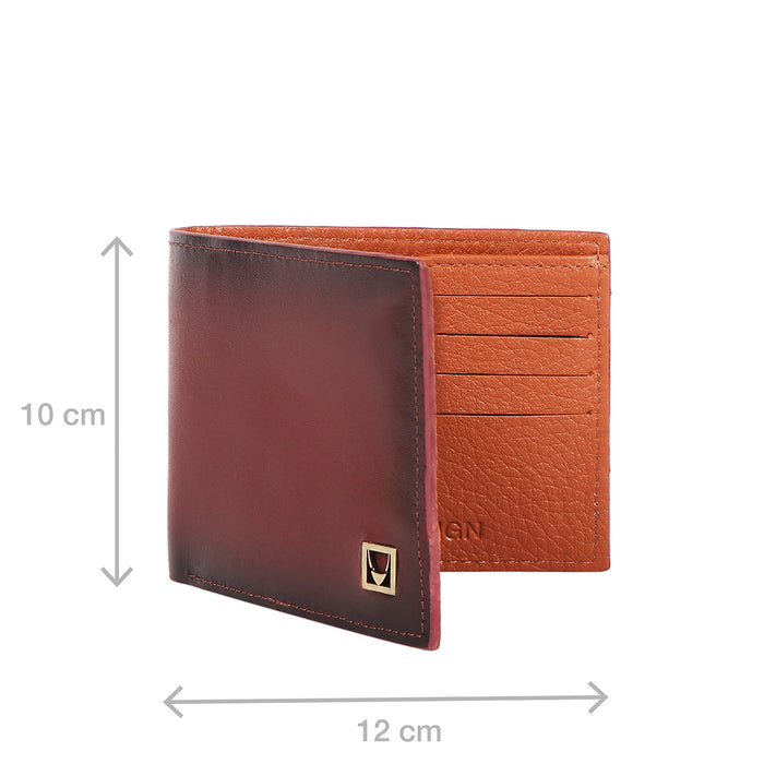 Burbank W1 Marsala Leather Bi-Fold Wallet