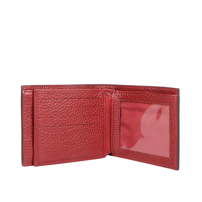 Burbank W2 Black Leather Bi-Fold Wallet