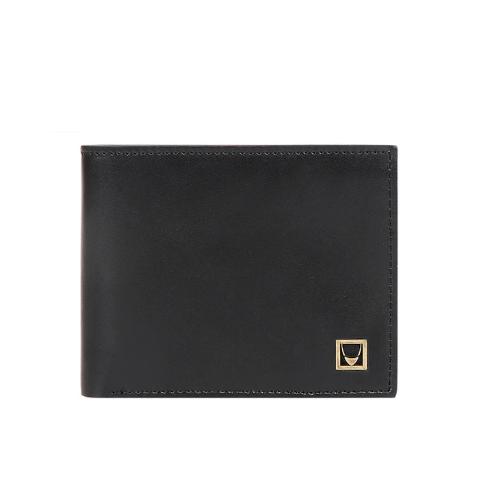 Burbank W2 Black Leather Bi-Fold Wallet