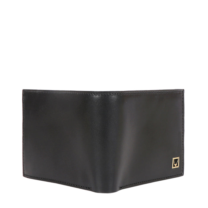 Burbank W2 Black Leather Bi-Fold Wallet