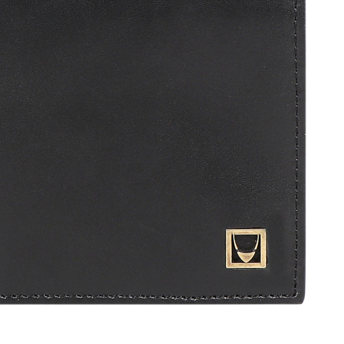 Burbank W2 Black Leather Bi-Fold Wallet