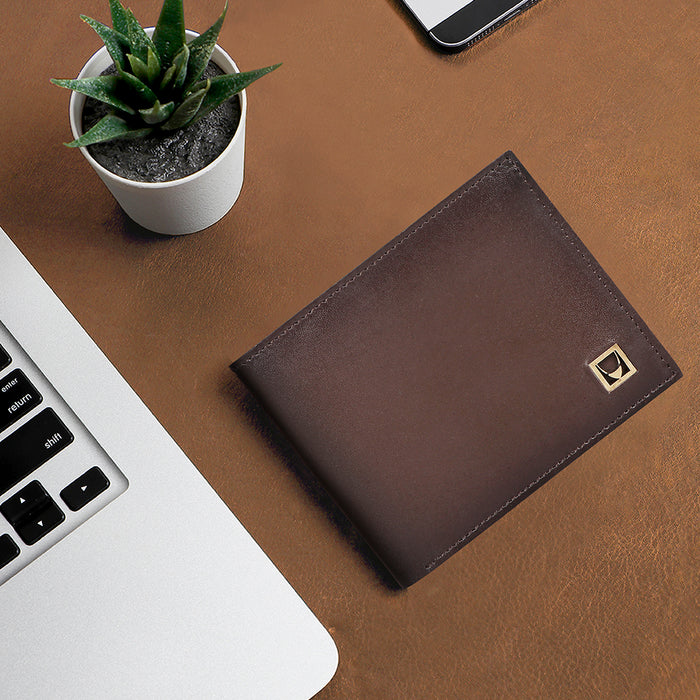 Burbank W2 Brown Leather Bi-Fold Wallet