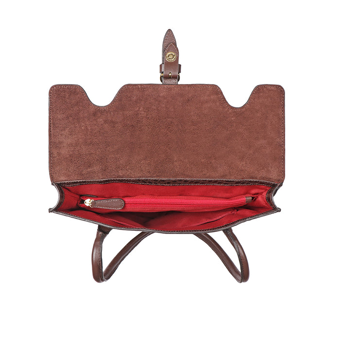 Cali 03 Brown Leather Tote Bag