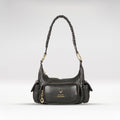 Callas 03 Black Leather Shoulder Bag