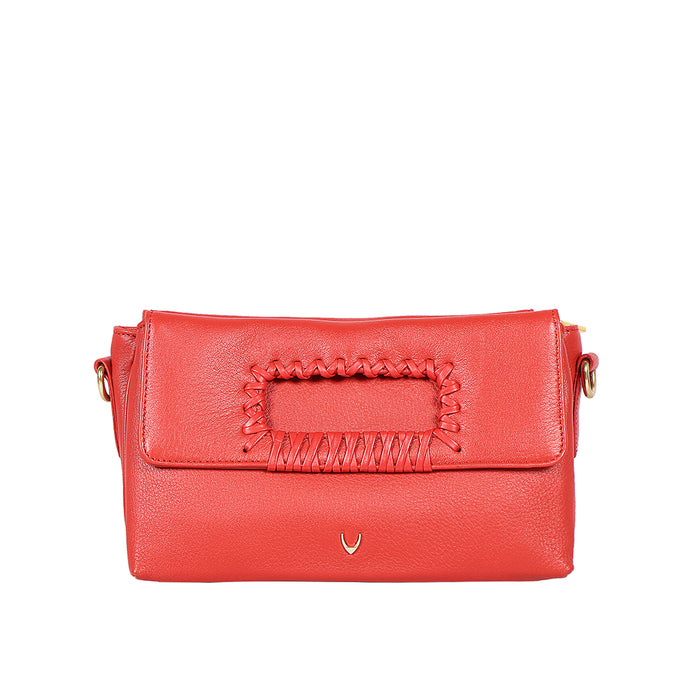 Callas 05 Red Leather Shoulder Bag