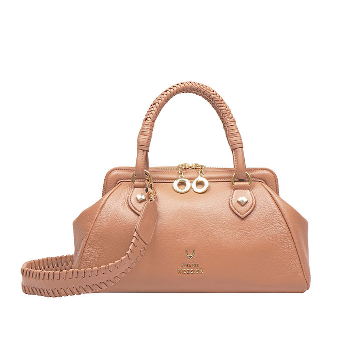 Callas 06 Nude Leather Shoulder Bag