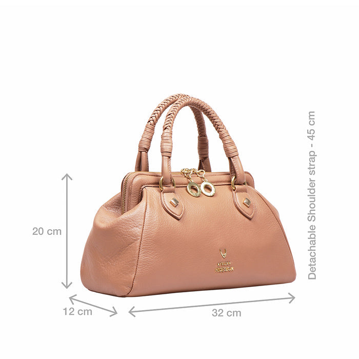 Callas 06 Nude Leather Shoulder Bag