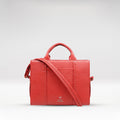 Callas 08 Red Leather Laptop Bag