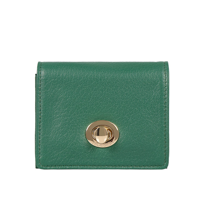 Callas W1 Green Leather Bi-Fold Wallet