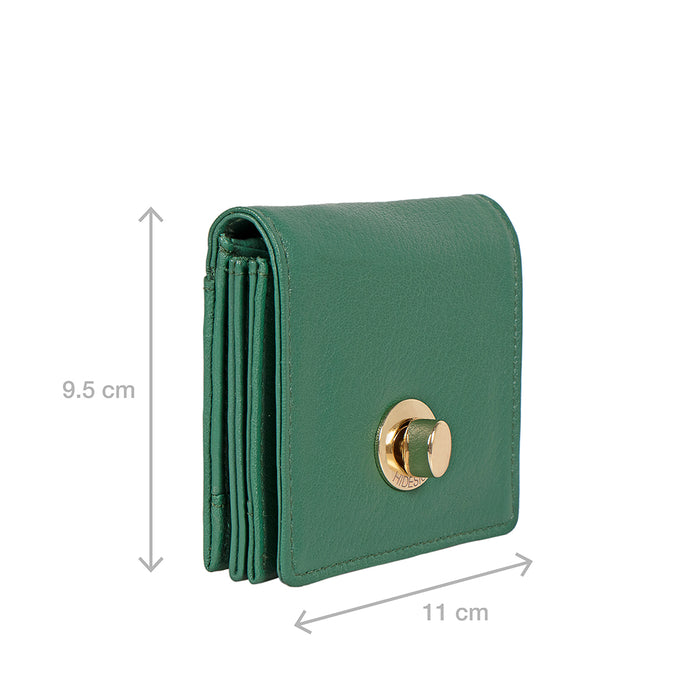 Callas W1 Green Leather Bi-Fold Wallet