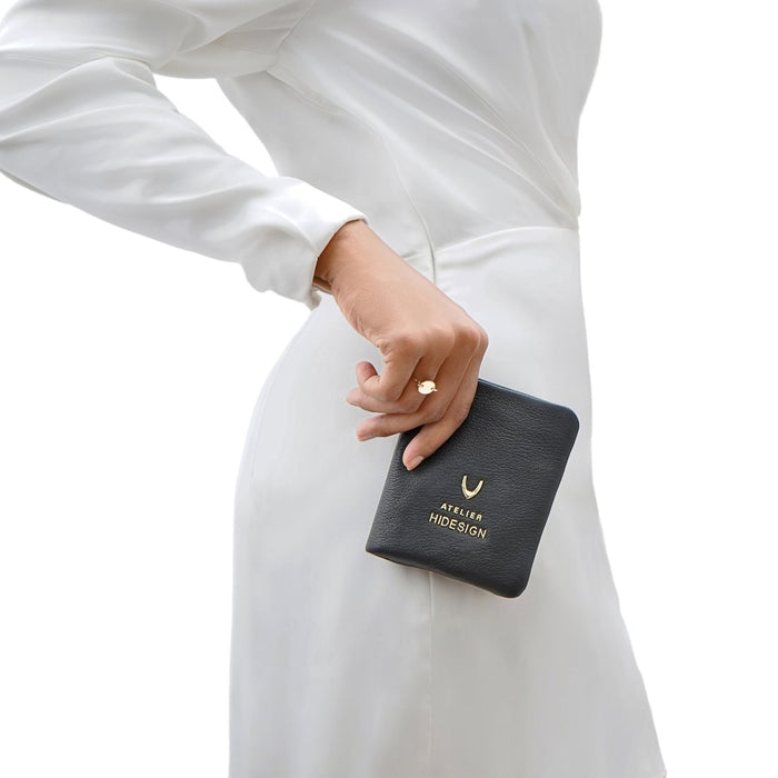 Callas W3 Black Leather Bi-Fold Wallet
