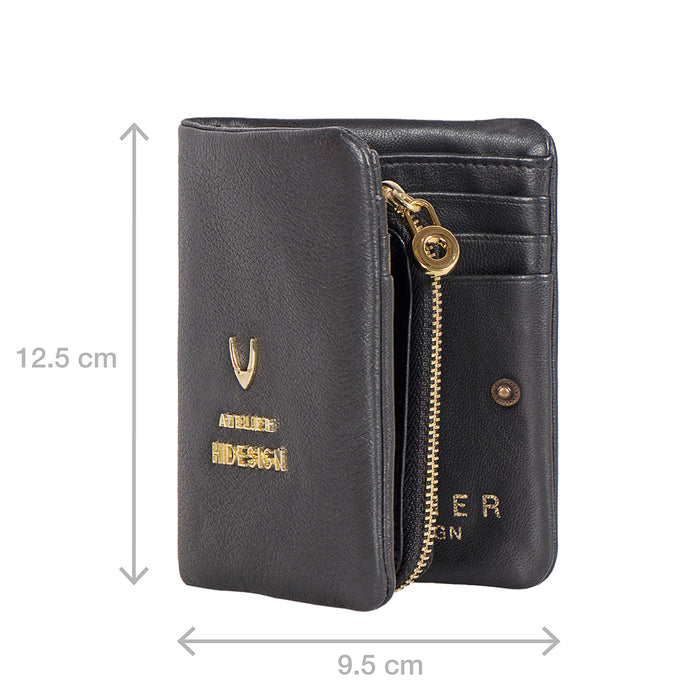 Callas W3 Black Leather Bi-Fold Wallet