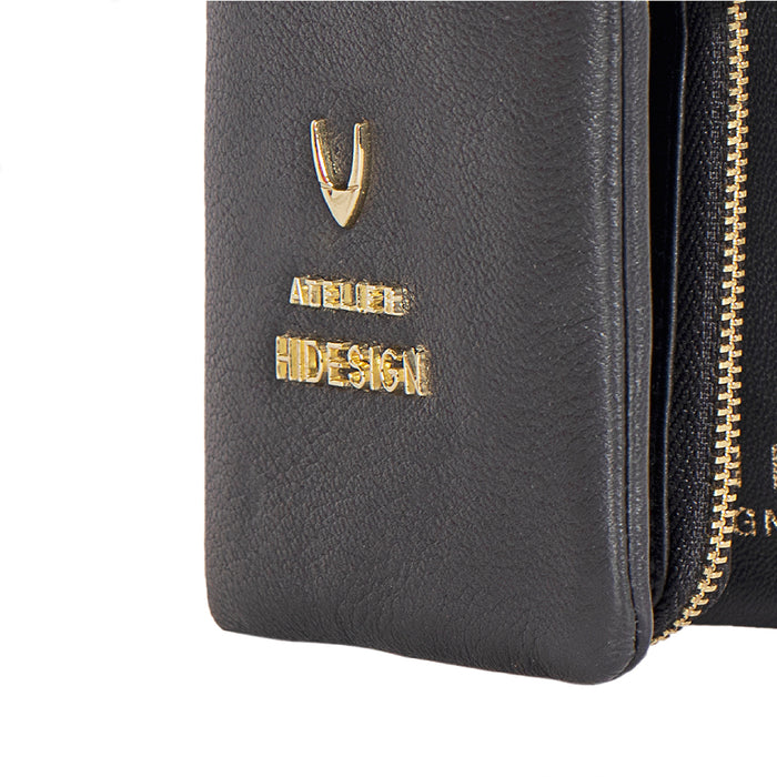 Callas W3 Black Leather Bi-Fold Wallet