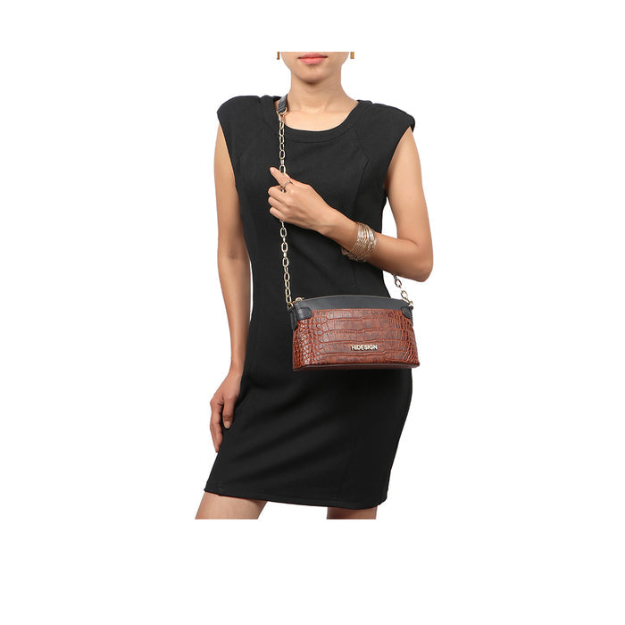 Camila Sb 01 Tan Leather Sling Bag