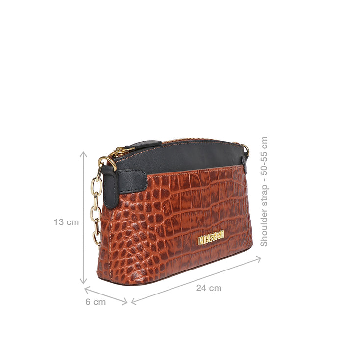 Camila Sb 01 Tan Leather Sling Bag