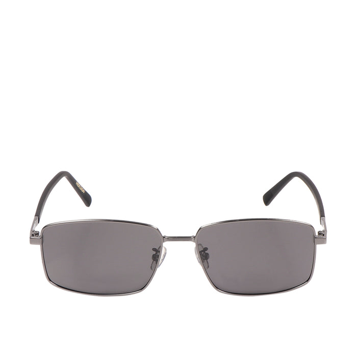 Cancun Men's Grey Aviator Sunglasses