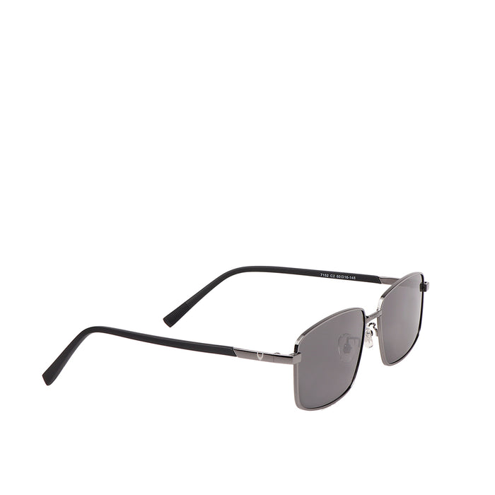 Cancun Men's Grey Aviator Sunglasses