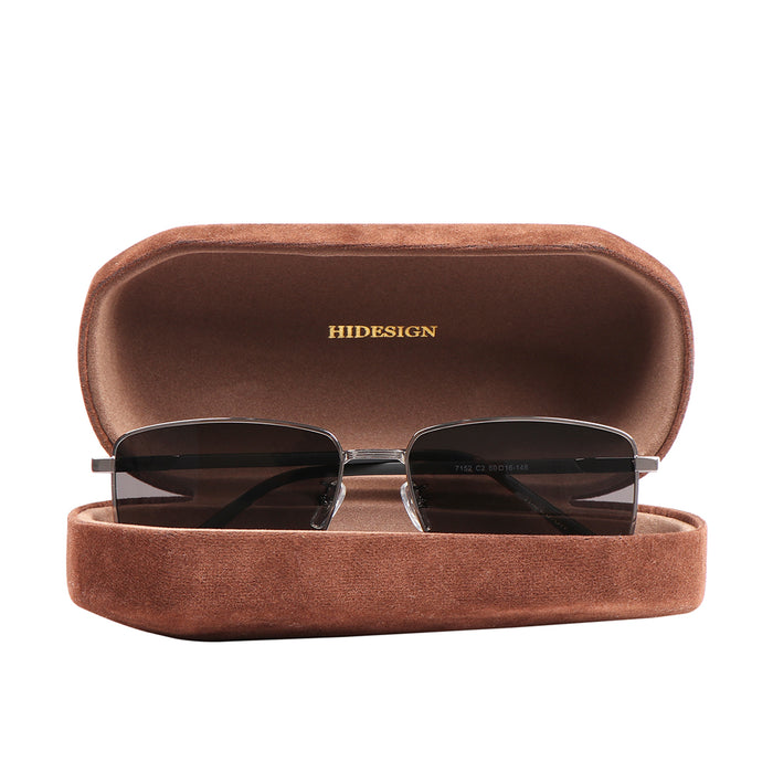 Cancun Men's Grey Aviator Sunglasses