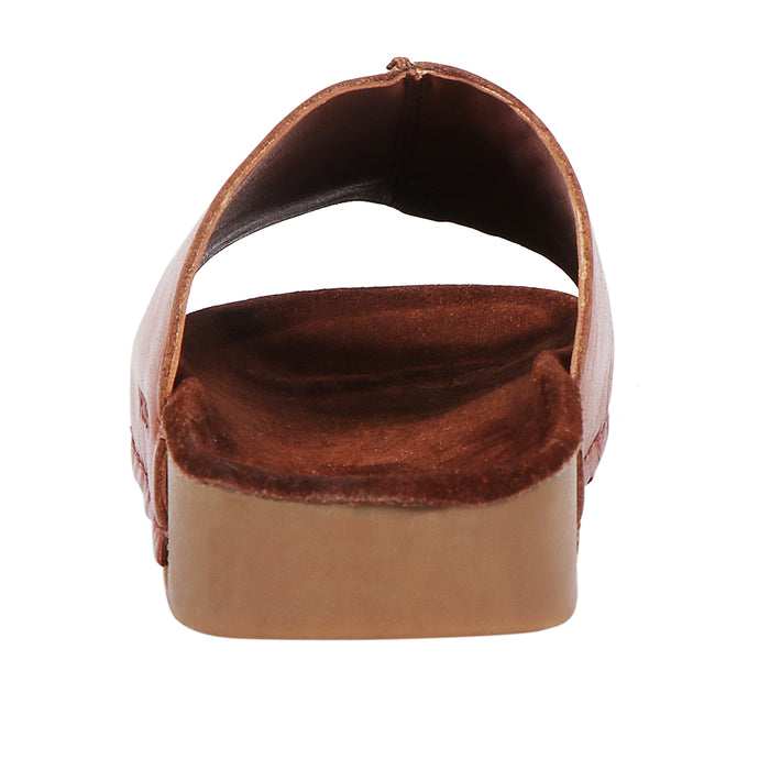 Cancun Women's Tan Leather Sandals