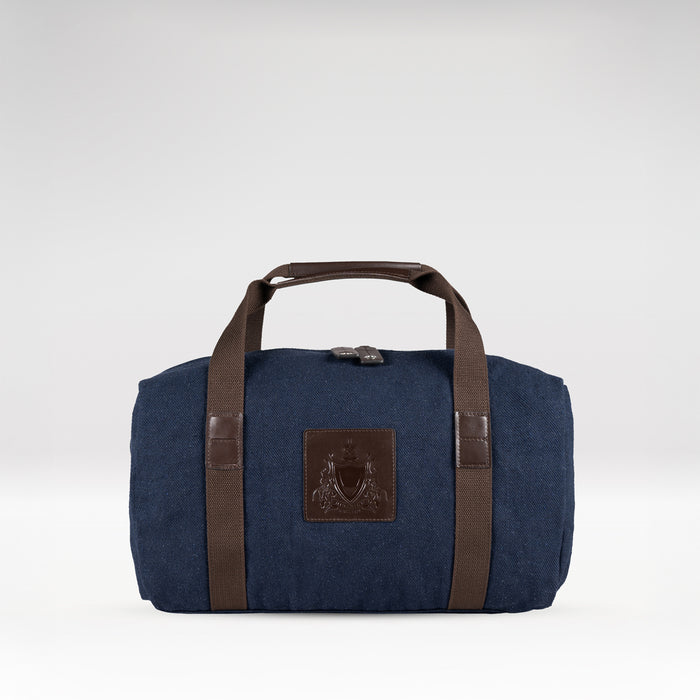 Caravan Blue Canvas Duffle Bag