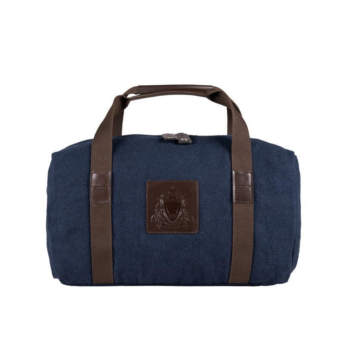 Caravan Blue Canvas Duffle Bag