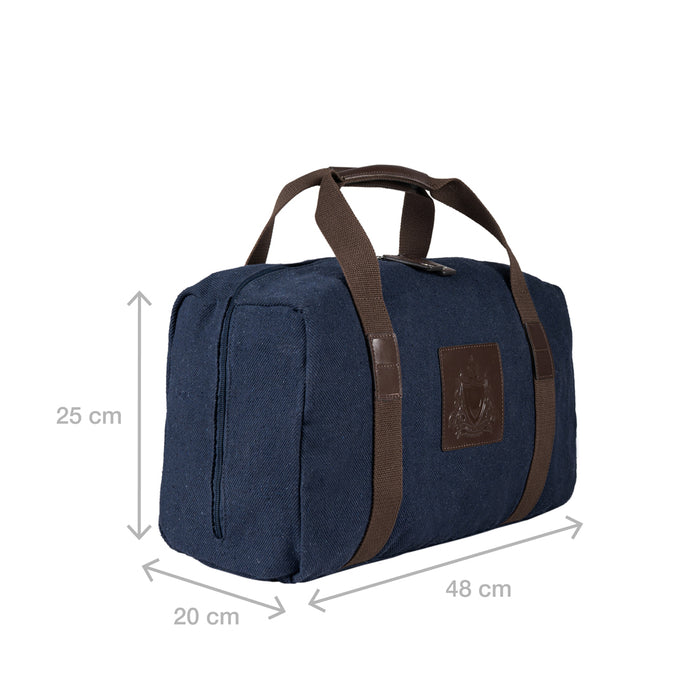 Caravan Blue Canvas Duffle Bag